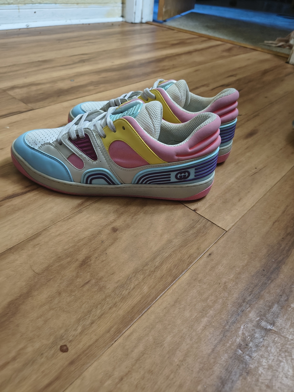 Gucci Multicolor Pastel Low-Top Sneakers
